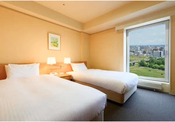 ツインルームのお部屋写真