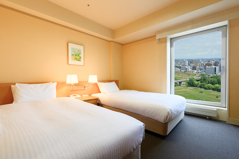 ツインルームのお部屋写真