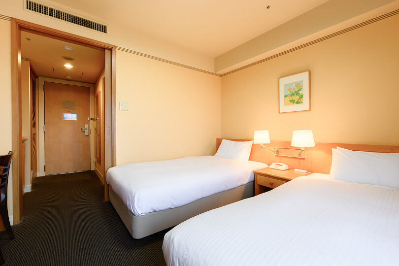 ツインルームのお部屋写真